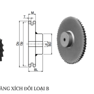 bánh răng xích 100