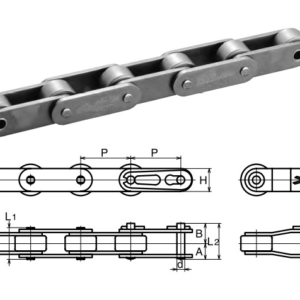 Xích bước đôi con lăn lớn C2102H